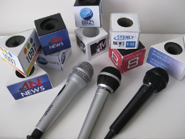 MICROPHONE, Cordless Black or Silver Assorted, MIC0103 Microphone Blocks